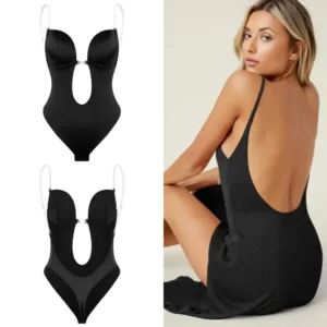 Backless Cut Out Shapewear Thong Bodysuit - Shape Smooth And Strut