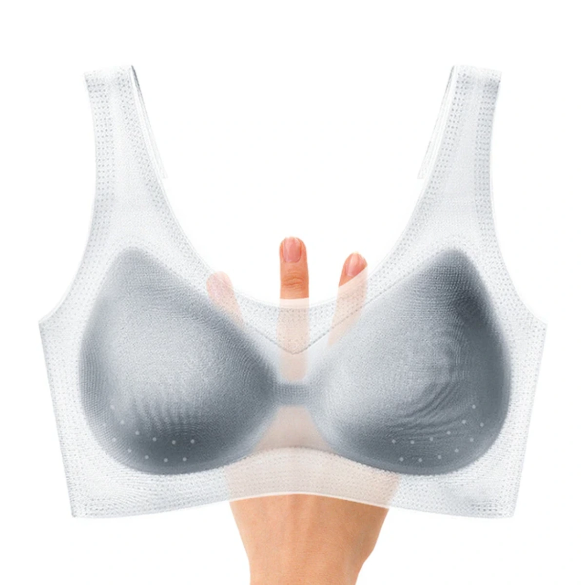 Ecmln 36-44 bc ultrathin transparent brassiere big size women bra